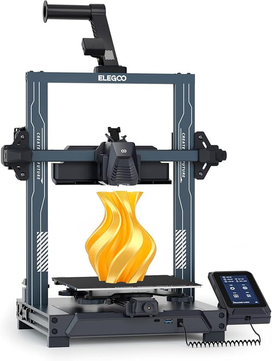 ELEGOO Neptune 4 Pro 3D Printer, 500mm/s High Speed Printer with Klipper Firmware, Auto Leveling and Direct Drive Extruder, Easy Assembly, 8.85x8.85x10.43 Inch Printing Size-DeskLoop Office