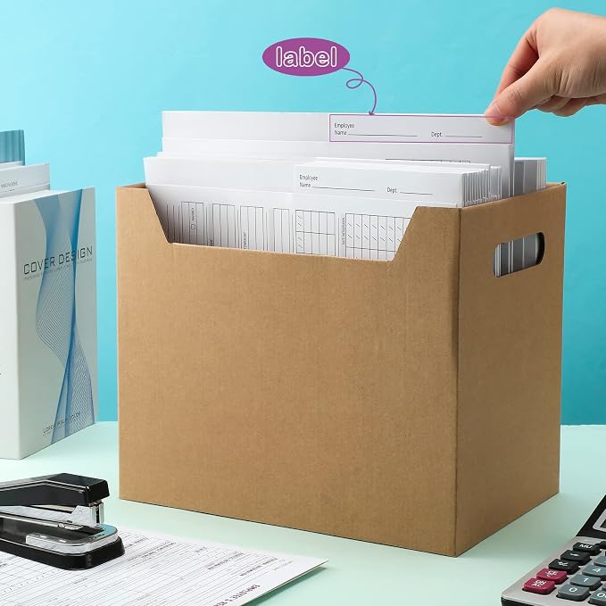 Glenmal 30 Pcs Confidential Employee Record Folders Employee File Folders - Image 6