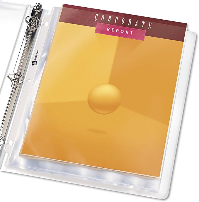 Avery 74171 Sheet Protectors, Top Load, 11-Inch x8-1/2-Inch, Diamond Clear - Image 5