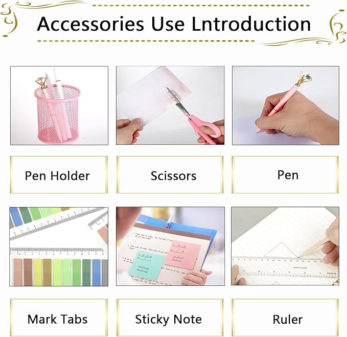 Office Supplies, Desk Accessories, Stapler and Tape Dispenser Set - Image 3