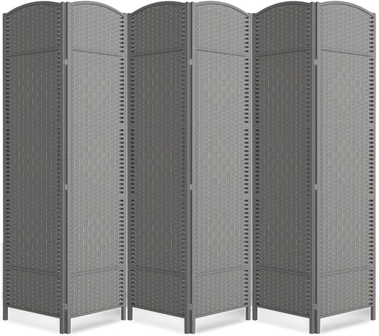 Cocosica Folding Room Divider, Weave Fiber Privacy Screen, Extra Wide Room by cocosica