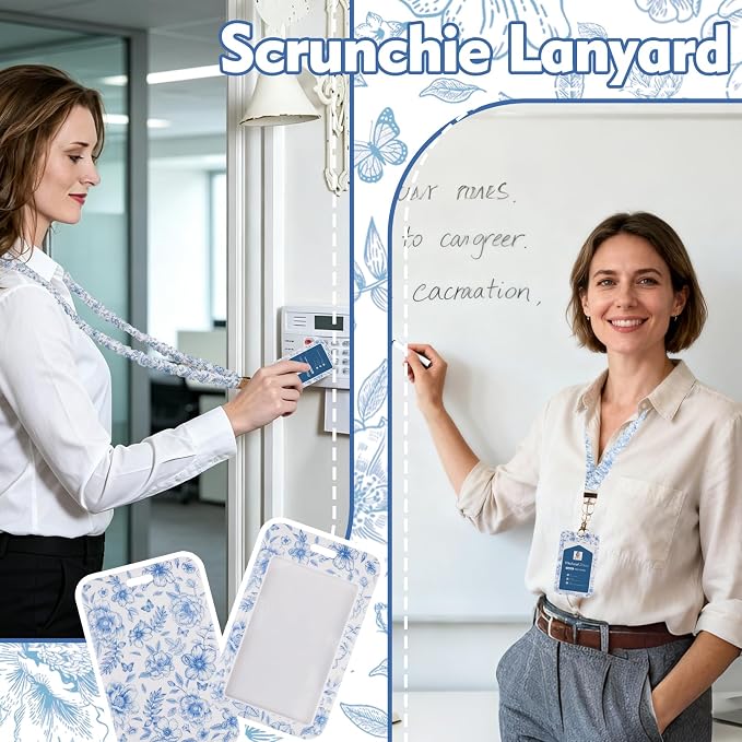 Teacher Lanyard, Scrunchie Lanyard - Image 5