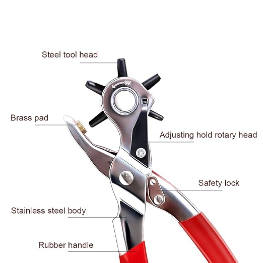 Hole Punch, NEU MASTER Heavy Duty Leather Hole Puncher - Image 3