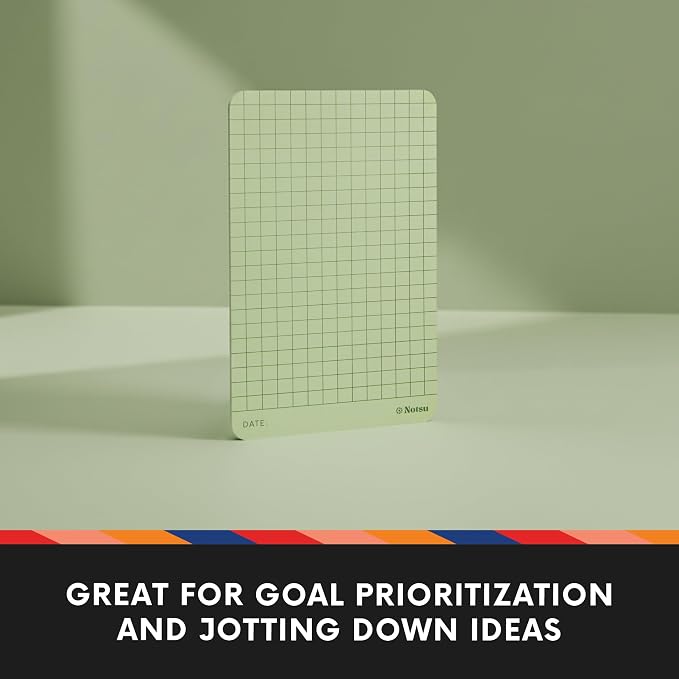 Notsu Graph Grid Colored Note Cards 3x5 inch, 40 ct | Graphing Vertical Color - Image 5