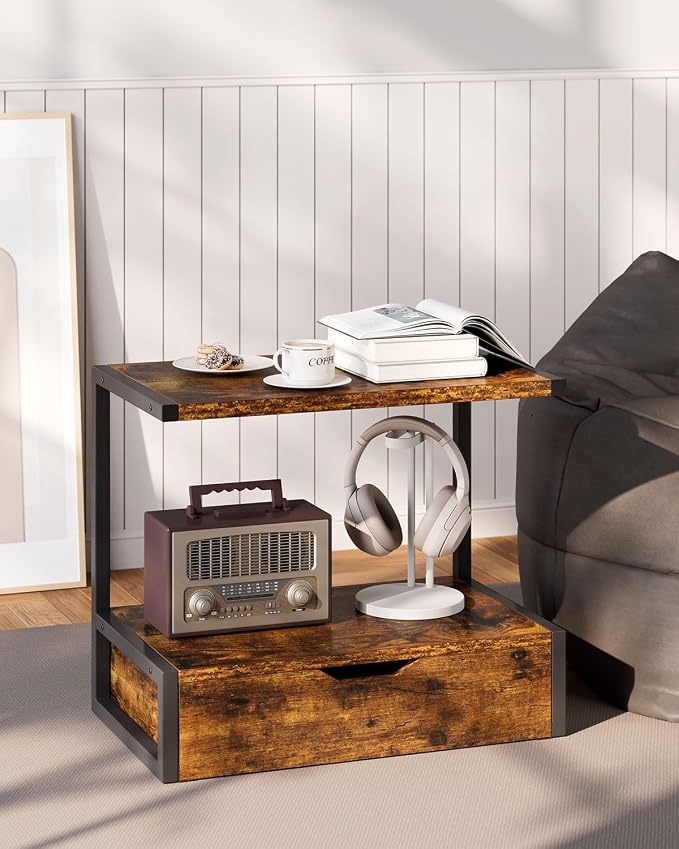 IBUYKE 2 Tier Desktop Printer Stand, Printer Table - Image 7