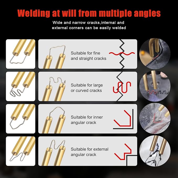 ATOLS Upgraded Plastic Welder, Pure Copper Transformer, Rapid Heating, Plastic - Image 6