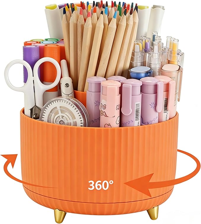 Camelmother 360°Rotating Pen&Pencil Holder by Camelmother