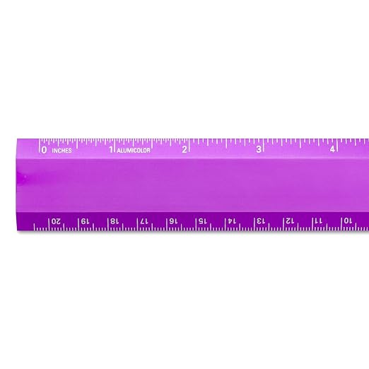 Alumicolor Aluminum Desk Ruler - Image 2