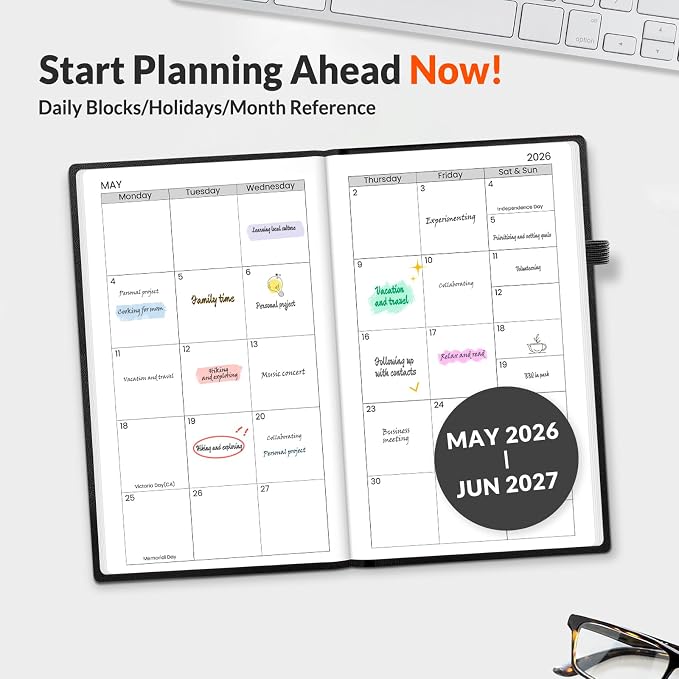 SUNEE 2026-2027 Pocket Weekly Planner - Image 2