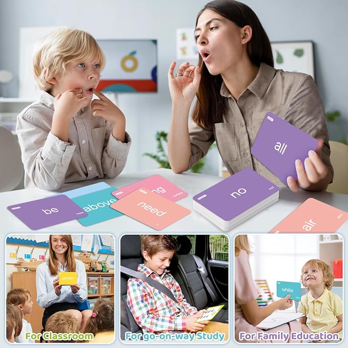 712 Sight Words/Phonics Flash Cards, Dolch & Fry High Frequency Site Words - Image 6