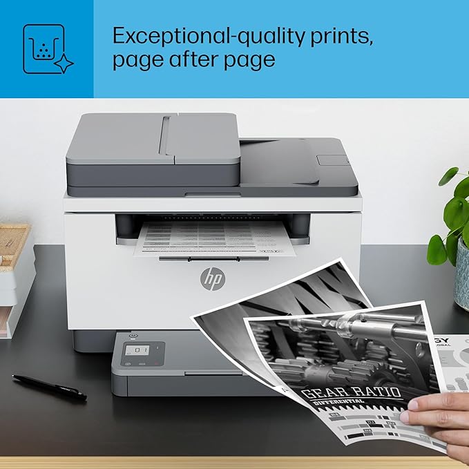 HP Laserjet MFP M235sdw All-in-One Laser Wireless Printer, Scan/Copy, Black & White, Duplex, Best for Office-DeskLoop Office