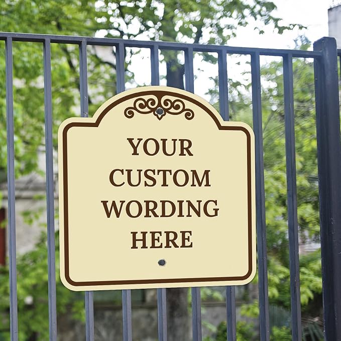 Custom Decorative Sign, Personalized Metal Sign - Image 4