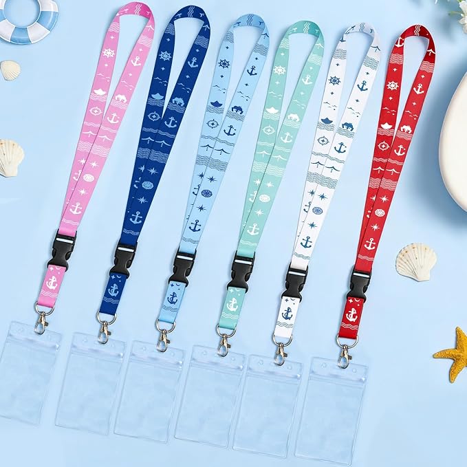 6 Pack Cruise Lanyard for Ship Cards Detachable Lanyards - Image 7