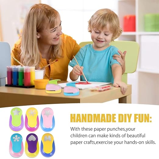 6 Pcs Colorful Craft Hole Punch - Image 8