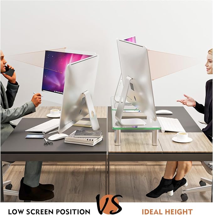 Hemudu 2 Pack Computer Monitor Riser - Image 4