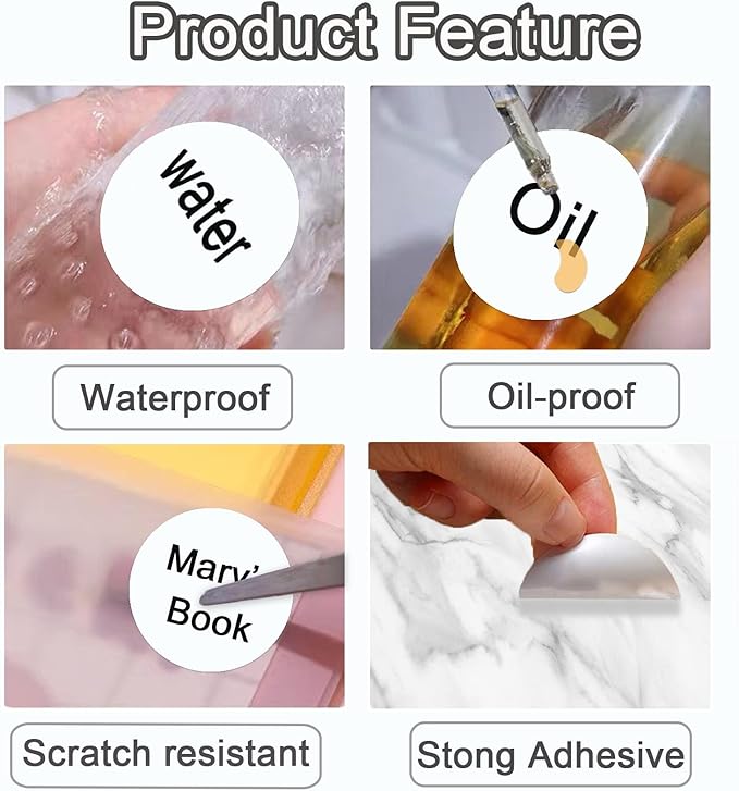 2 inch Round Thermal Labels, Thermal Printer Labels Sticker use for Barcode, Shipping, Customized, Circle Direct Thermal Stickers 600 PCS/1 Roll, White-DeskLoop Office