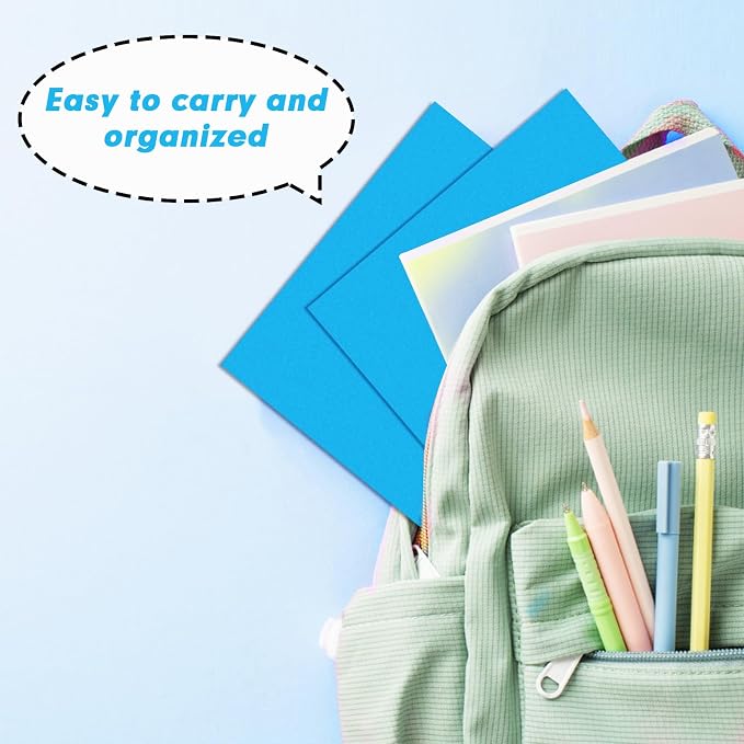 Two Pocket Folders, RAZCC 75 Pack 2 Pocket Folders Fit Letter Size Paper - Image 6