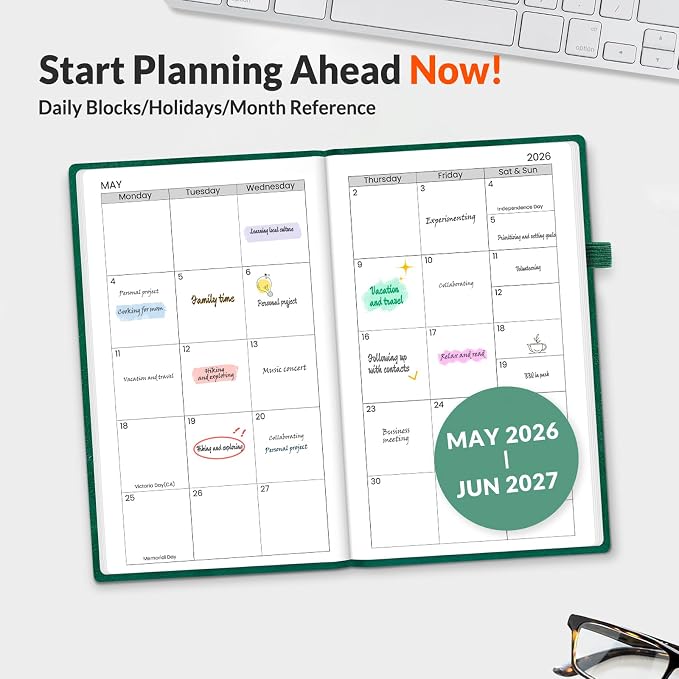 SUNEE 2026-2027 Pocket Weekly Planner - Image 2