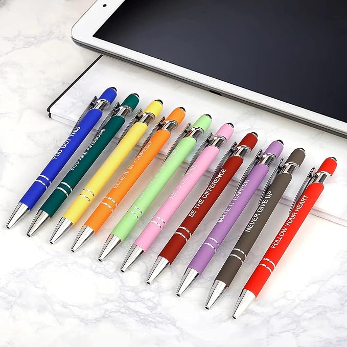 Greengines 20 Pieces Inspirational Pens, Motivational Ballpoint Pen - Image 5