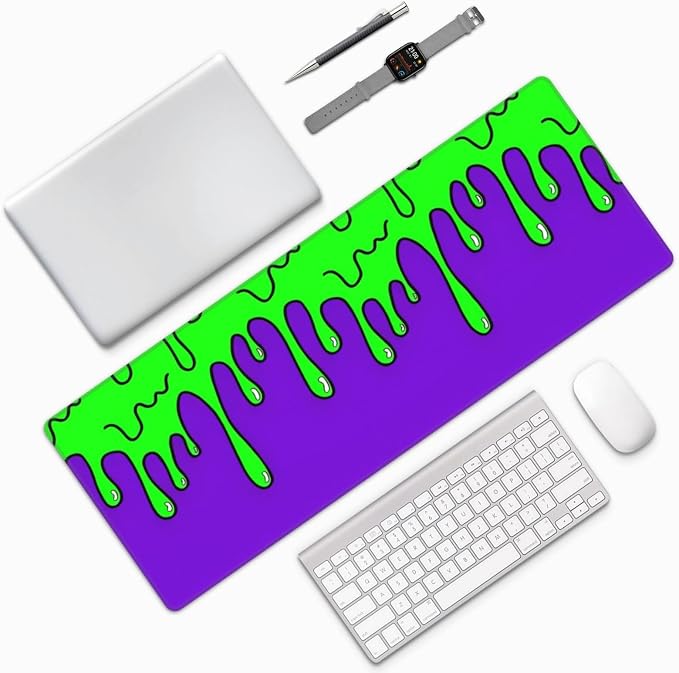 Gaming Mouse Pad Abstract Dripping Design Desk Mat Desk Pad Large Gaming Mouse - Image 6