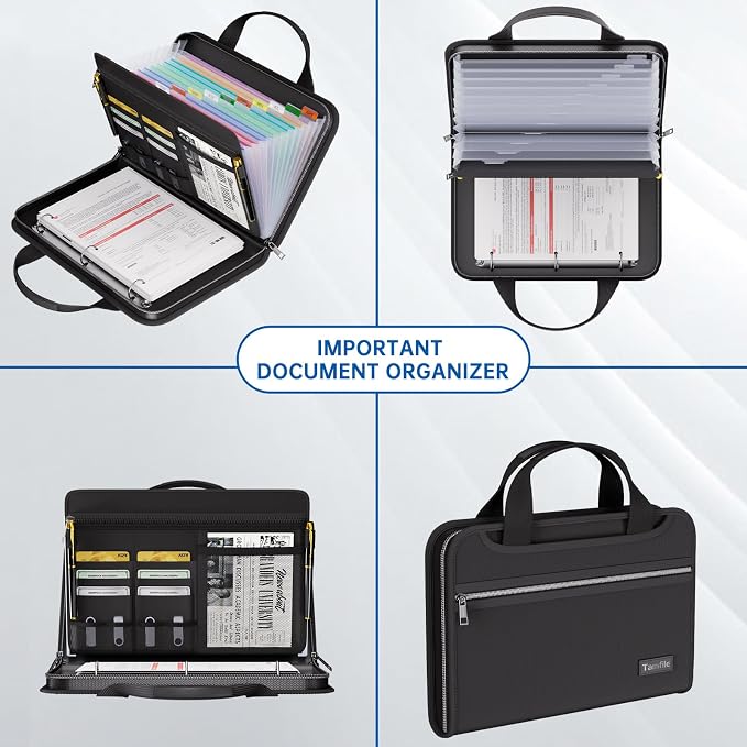 Tamfile Fireproof Accordion File Organizer - Image 4
