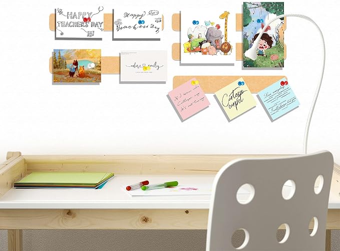 5 Pack Felt Pin Board Bar Strips Bulletin Board - Image 6