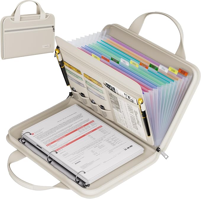 Fireproof Accordion File Organizer by Tamfile