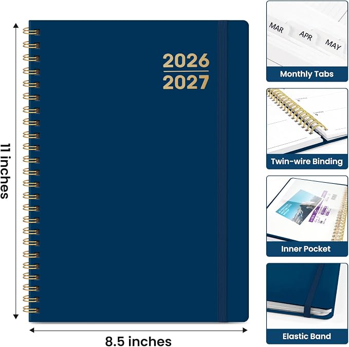 Planner 2026-2027 for Women & Men, Academic Monthly and Weekly Calendar Planner - Image 4