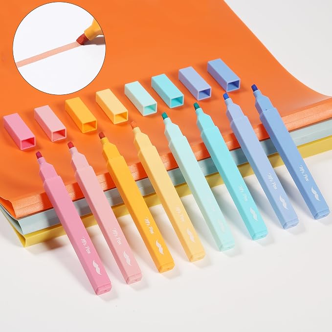 Mr. Pen- Aesthetic Highlighters No Bleed, 8 Pack, Cute Highlighters Assorted - Image 6