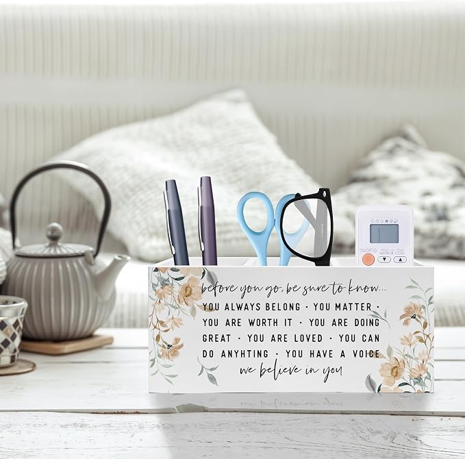 Exqcom Before You Go Inspirational Pen Pencil Holder, Motivational Gifts - Image 2