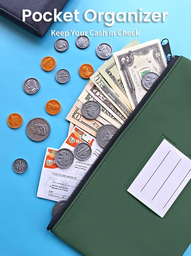 2-Pack Bank Deposit Money Bags - Image 3