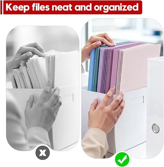 125 Pack Bulk Two Pocket Folders, Letter Size 8.5" x 11" Paper Folders - Image 5