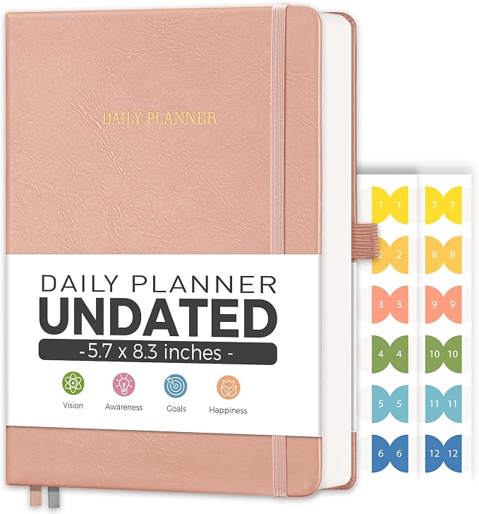 Daily Planner Undated, Appointment Book by LOAPEM