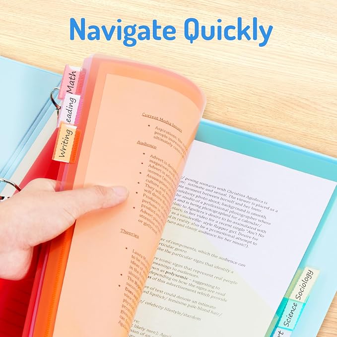 Forvencer 16 Count Dividers for 3 Ring Binder, Binder Dividers - Image 5