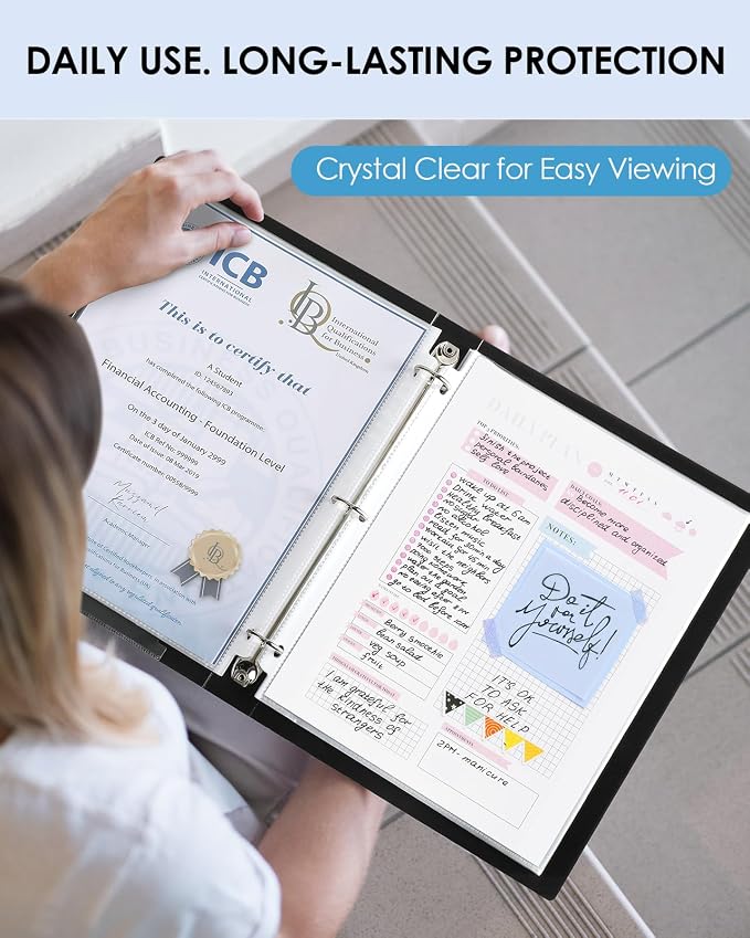 KTRIO Non Glare Sheet Protectors - Image 4
