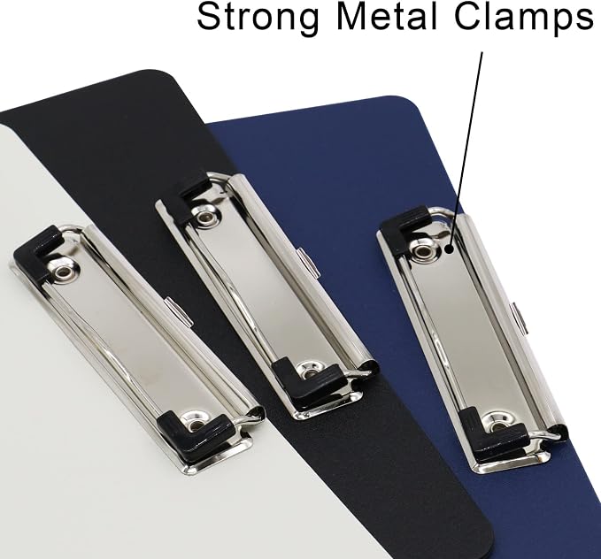 BOMEI PACK Office Plastic Clipboards, 12.5 x 9 Inch A4 Letter Size - Image 4