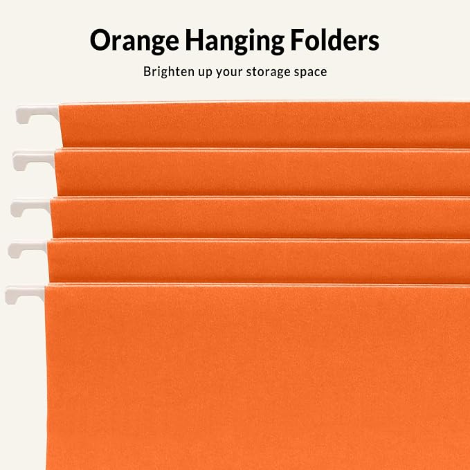 SUNEE Hanging File Folders, 25 Pack Letter Size Hanging File Folders - Image 4