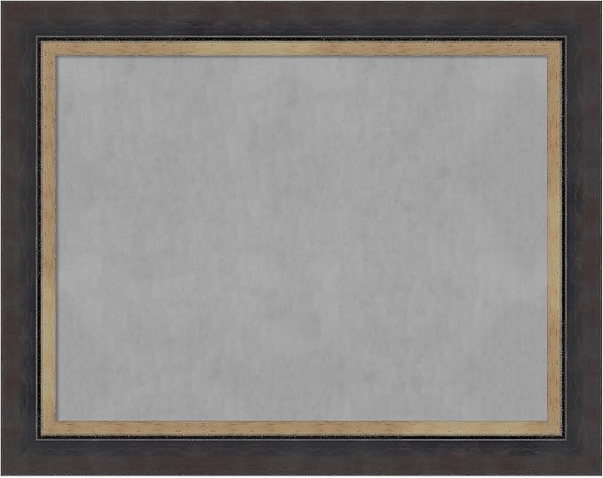 Amanti Art Black Framed Magnetic Board 23x29 Medium Vision Board by AmantiArt