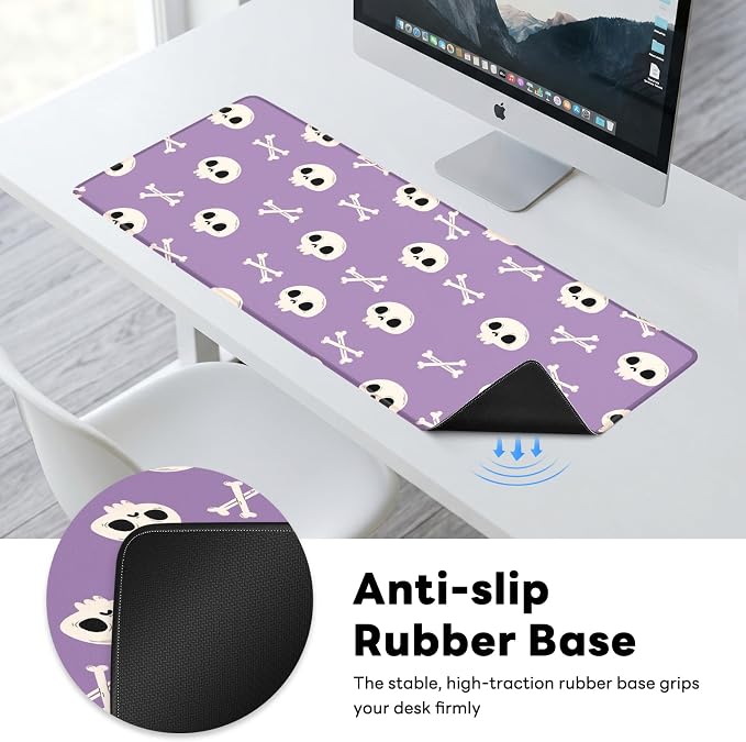 Desk Mat, Big Desk Pad, 31.5x11.8 Inches Extended Big Gaming Mouse Pad - Image 6