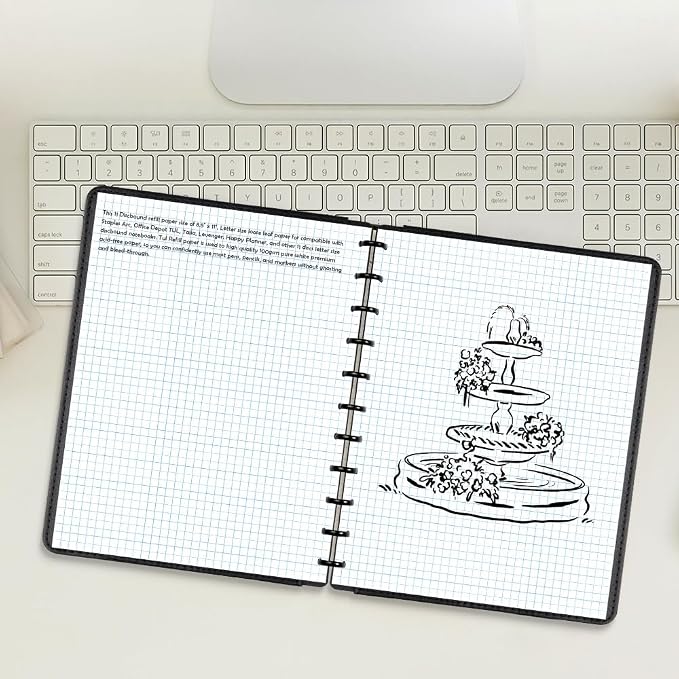 A4 TUL Discbound Grid Filler Paper - Image 7