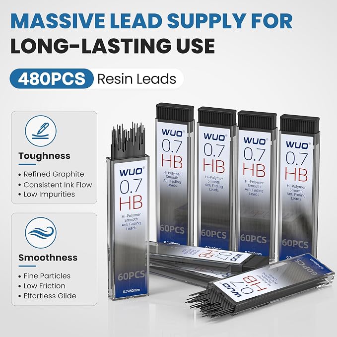WUO 0.7mm Mechanical Pencil Set - Image 8