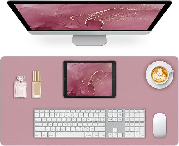 Non-Slip Desk Pad Mat, Leather Desk Mat by Meetcolor
