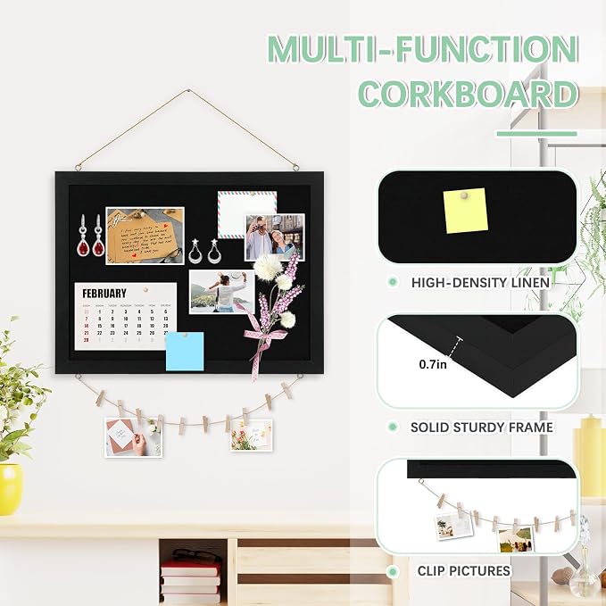 DOLLAR BOSS Black Cork Board - Image 3