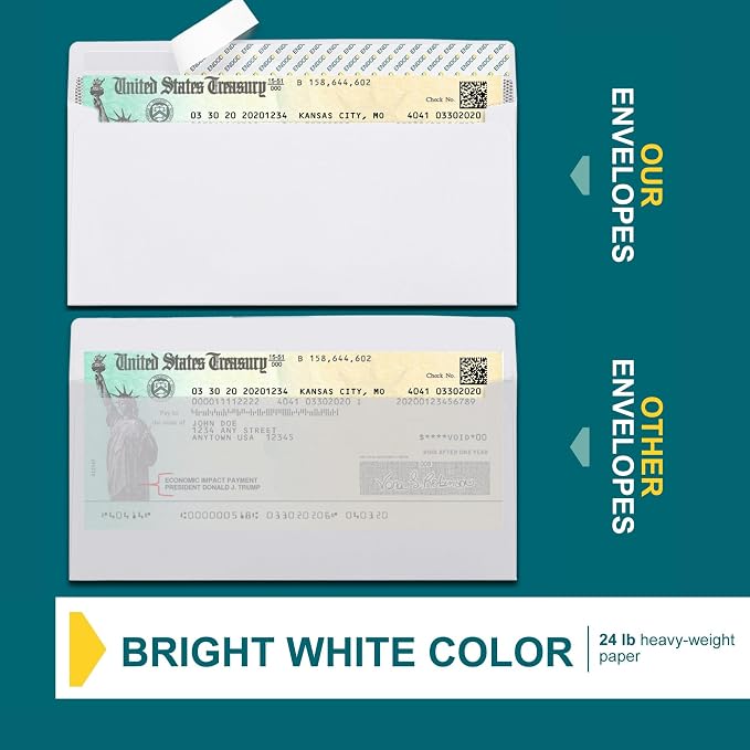 #10 Double Window Security Envelopes Self Seal - Image 5