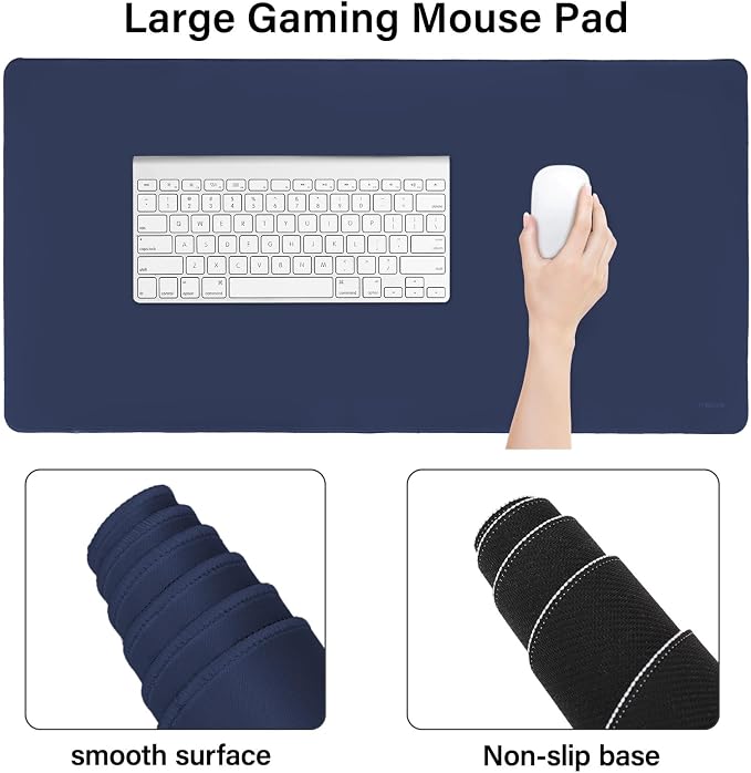 MOSISO Keyboard Mouse Pad Set, Large Gaming Mouse Pad&Rectangular Keyboard - Image 4