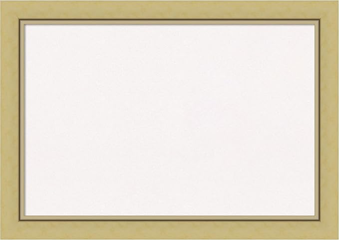 Amanti Art White Cork Board for Wall, 19x27 Vision Board with Gold Frame, Medium Corkboard Office Decor for Home Organization, Casual Corkboard Pinboard to display items for home organization-DeskLoop Office