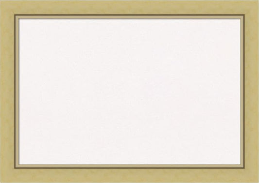 Amanti Art White Cork Board for Wall, 19x27 Vision Board with Gold Frame, Medium Corkboard Office Decor for Home Organization, Casual Corkboard Pinboard to display items for home organization-DeskLoop Office