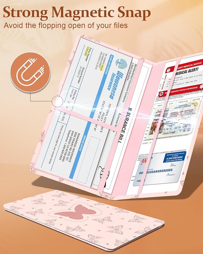 Slohif Car Registration and Insurance Holder - Image 4