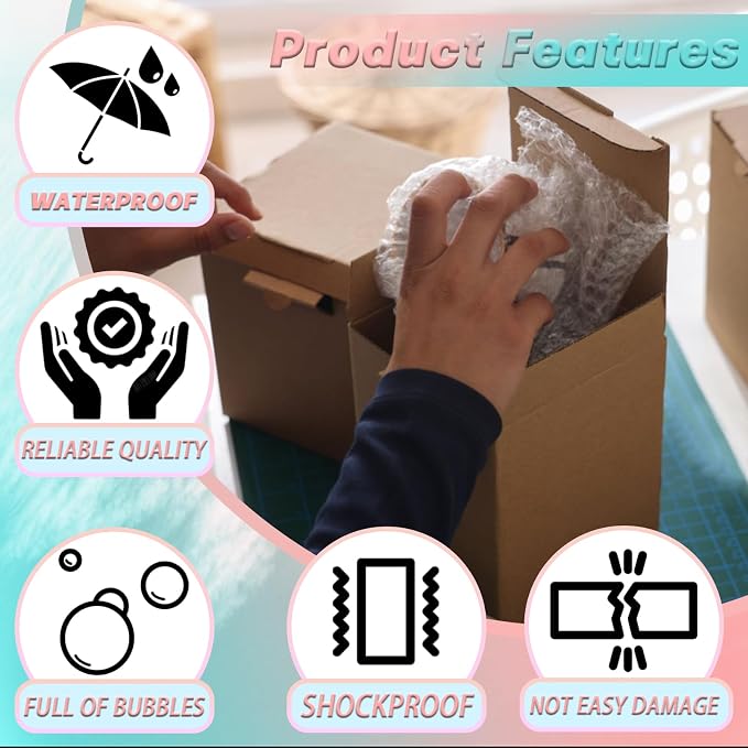 50-Pack 4"x6"Clear Bubble Out Bags - Image 5
