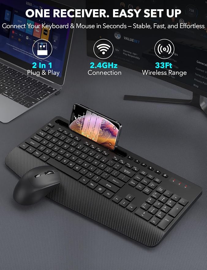Wireless Keyboard and Mouse Combo - Image 4